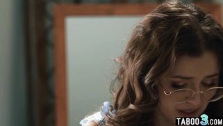 Poor teen Leana Lovings saying thank you