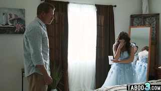 Poor teen Leana Lovings saying thank you