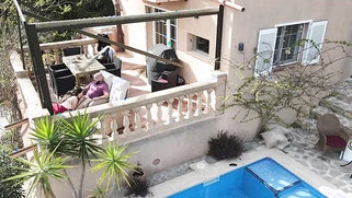 Horny Busty Teen Gets Anal Fucked Outdoor