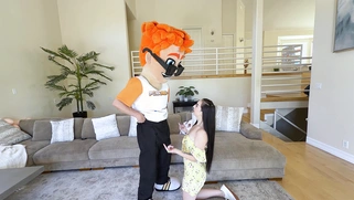 My Fake Blind Walking Stick Made Scarlett Rosewood Cum Hard & Take Creampie