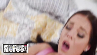 All-natural Katrina Castro gets a mouthful of cum