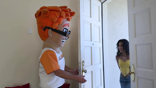 I Let Black Haired Claire Black Stroke and Suck My Big Dick in PornDudeCasting