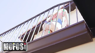 First-person POV perving on PAWG Dolly Leigh