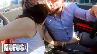 Sexy Tattooed Beauty Melody Fox Sucks Her Sugar Daddy's Cock