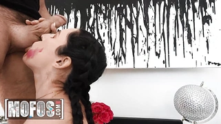 Beauty Selena Ivy keeps riding Charles Dera's cock until his warm cum explodes in her mouth