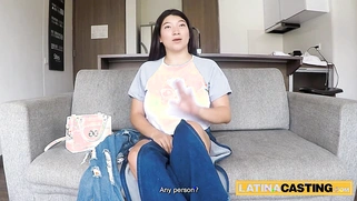 Big Tits Asian Latina Gagging Upside Down Deepthroat & Tittyfuck