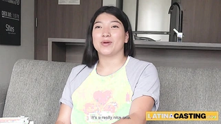 Big Tits Asian Latina Gagging Upside Down Deepthroat & Tittyfuck