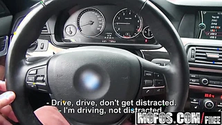 Stranded teen Taissiya Shanti gives up her ass for a ride