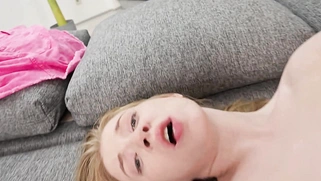 Big Natural Tits Blonde Teen Ass Pumped Full Of Cum