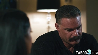 Curious latina joins to perv neighbors