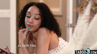 Lesbian blondie comforts her ebony BFF