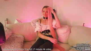 Adele’s First Studio Dildo Fuck