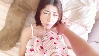 Cute Big Natural Tits Stepsister Fucked Hard