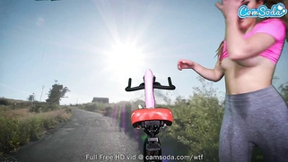 Sexy Paige Owens takes her first anal ride on a dildo