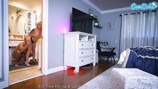 Asian teen with braces masturbates and gets cum in her panties