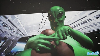 Area 51 Porn: Sex with an Alien Discovered During a Raid