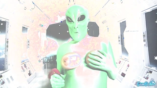 Area 51 Porn: Sex with an Alien Discovered During a Raid