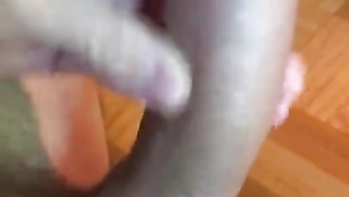 Young teenage boy masturbating