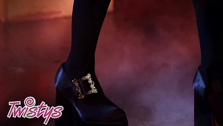 A Stunning Alexis Tae Do A Steamy Striptease And Masturbates Until She Cums