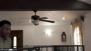 Slutty Chubby Wife Wildly Swallows a Big Black Cock