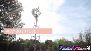 Hot teen cowgirl reveals her sweet pussy