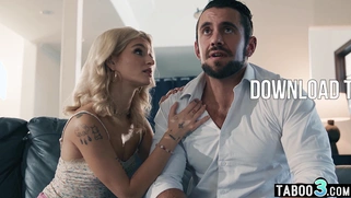 Teen fucked roughly by her BFs perv dad