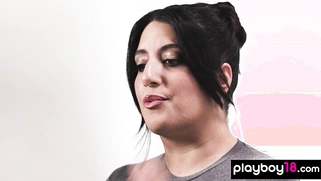 Arab BBW MILF toying her exotic pussy