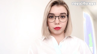 Sexy Skinny Blonde Teacher Fucked Hard