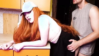 Sexy Big Natural Tits Redhead Stepdaughter Fucked For Bad Grades