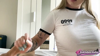 Beautiful Thick Busty Blonde Stepsister Fucked Hard