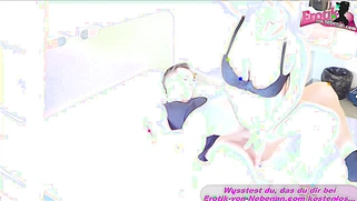 Hot blonde MILF fucks young man
