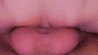 A young slut got a load of cum on her ass