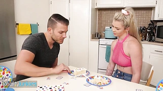 Sexy Blonde Babe Kay Karter Wants Her Stepdad's Codey Steele Dick For Her Birthday