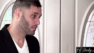 Busty Babe Angel Youngs Gives Sensual BJ To Her Ex