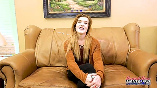 Tiny Redhead Keaton Amateur Wet Rimjob Intense Ass Pound!