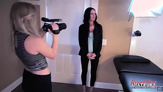 Petite Alex And Fit Sexy Carmen Rub Their Tits And Pussies!