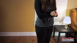 Naughty Cute Autum Sucks And Rides A Big Dick With Her Muff!