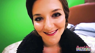 Petite Amateur Kylie Messy Play Throat To Thirsty Swallow!
