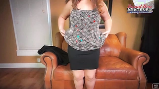 Brunette MILF Lilly M Sucks A Cock And Gets Her Ass Fucked!