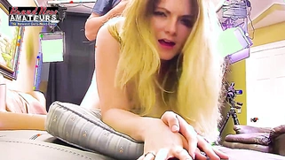 Cute Busty Rachel Fingers Her Meaty Pussy And Sucks A Cock!