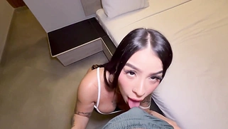 Big tits and Big ass hot brunette POV pussy fucking