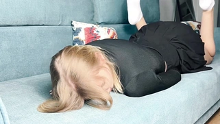 Cute Petite Busty Blonde Stepsister Fucked Hard