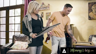 Mature Widow Payton Hall Gets Some Much-Needed Cock From Her Stud Neighbor!