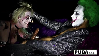 Cos Play: The Joker fucks Whorley Quinn
