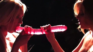 Victoria White and Samantha Saint Engage in Candle Wax Play