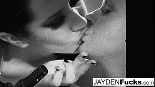 Kelly Surfer and Jayden Jaymes enjoy some lesbian pleasure.
