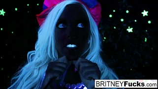 A Halloween horror shared by two attractive blondes