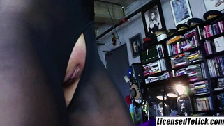LICENSED TO LICK - Penelope Stone 3Some With 2 Women