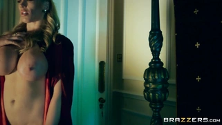 MILFs Rebecca More and Tina Kay in threesome action