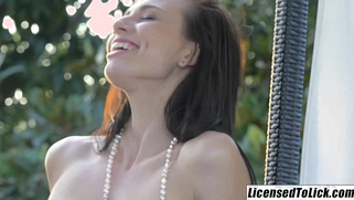 LICENSED TO LICK - Aidra Fox Pleasing A Cute Woman